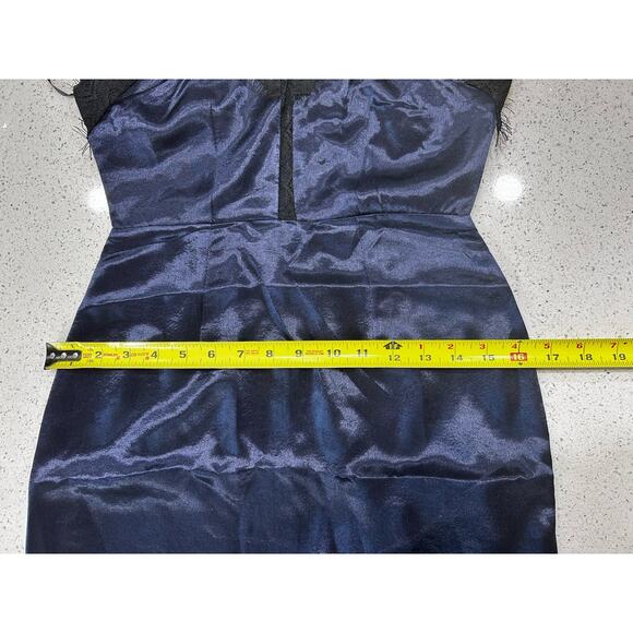 NWT Anthropologie Lumiere XS Lace Midi Sheath Slip Dress Chic Romantic 90’s - Picture 5 of 9